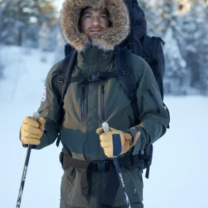 Brynje, Expedition Jacket 2.0 M's, Charcoal green med coyote 5x65